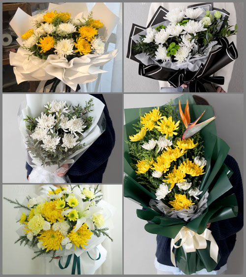 山西长治长子县石哲镇白事花束代送
